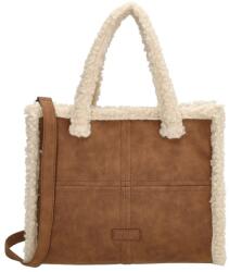 Beagles Barna bolyhos crossbody táska „Polar Bear (K21348-006-brown-HU)