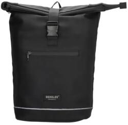Beagles Fekete vízálló tágas hátizsák „Raindrop (R20279-001-black-HU)