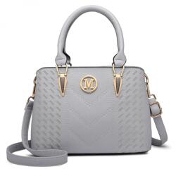 Konofactory Szürke luxus válltáska „Emilie (K865-grey-HU)