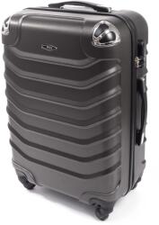 Rogal Fekete gyerekbőrönd „Kids Premium - méret M (K730kids-black-HU)