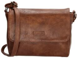 Beagles Sötétbarna bőr crossbody táska „Dunas (K20388-006-brown-HU)