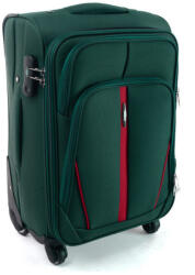 Rogal Zöld vízálló szövet bőrönd „Practical 4 kerékkel - M, L, XL méret (KS020solo-green-HU)