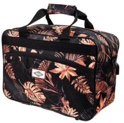 Rogal Bézs-fekete kézipoggyász bőrönd " Tropical" - méret M (PT33-leaves-HU)