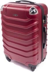 Rogal Sötétvörös gyerekbőrönd „Kids Premium - méret M (K730kids-burgundy-HU)