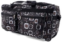 Rogal Fekete-fehér gurulós utazótáska " Comfort" - L, XL, XXL méret (CTA4123-matrix-HU)