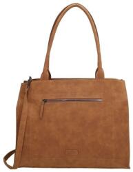 Beagles Barna elegáns shopper táska „Bellora (K21741-005-cognac-HU)