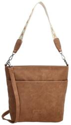 Beagles Barna válltáska díszített pánttal „Polly (K20594-006-brown-HU)