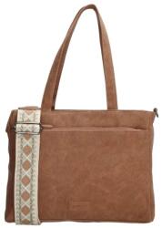 Beagles Barna válltáska mintás pánttal „Malaga (K20597-006-brown-HU)