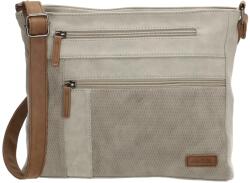 Beagles Szürke kétszínű crossbody válltáska „Melissa (K18089-026-lightgrey-HU)