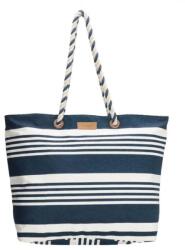 PE-Florence Kék-fehér csíkos strandtáska „Vacation (PT19006-104-navywhite-HU)