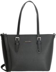 Charm London Fekete shopper táska állítható fülekkel „Giovanna (K17145-001-black-HU)