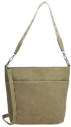 Beagles Zöld válltáska díszített pánttal „Polly (K20594-1043-lightgreen-HU)