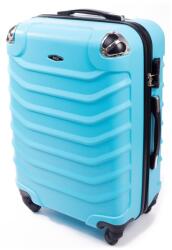 Rogal Világos türkiz gyerekbőrönd „Kids Premium - méret M (K730kids-lightblue-HU)