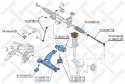 Stellox Lengőkar Jobb Oldali Csapszeggel Vw Tiguan 1, 4/2, 0 TSI/2, 0 Tdi 07
