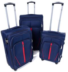 Rogal Sötétkék 3 darabos vízálló bőröndkészlet " Practical" - M, L, XL (SS020set-navy-HU)