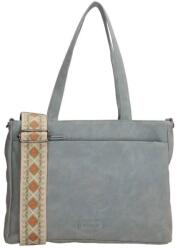 Beagles Világoskék válltáska mintás pánttal „Malaga (K20597-018-lightblue-HU)