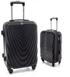 Rogal Fekete 2 részes szett keményfedeles bőrönddel „Motion - M, L + M, XL (S663set2-graphite-HU)