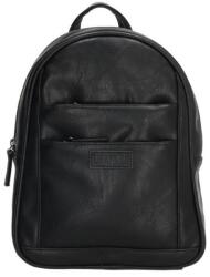 Beagles Fekete kis bőr hátizsák „Trouble (R20345-001-black-HU)