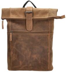 Hide & Stitches Barna laptopos bőr hátizsák „Ellegance (R20038-006-brown-HU)