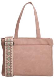 Beagles Rózsaszín válltáska mintás pánttal „Malaga (K20597-083-softpink-HU)