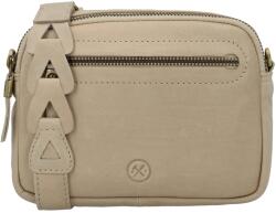 Hide & Stitches Bézs bőr crossbody táska „Molly (K23160-138-cream-HU)