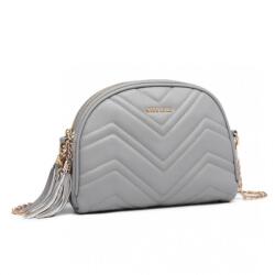 Konofactory Szürke kerek crossbody táska „Moonlight (K236-grey-HU)