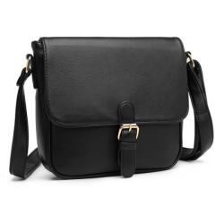 Konofactory Fekete kis táska csattal „Kamala (K003-black-HU)