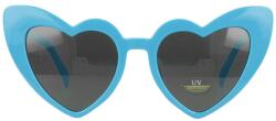 Sunmania Kék szív alakú női napszemüveg " Heart" (3322-blue-HU)