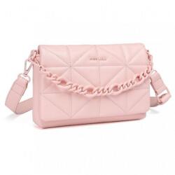 Konofactory Rózsaszín extravagáns crossbody táska „Chain (K318-pink-HU)