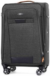 Rogal Szürke vízálló utazóbőrönd „Navigator expanderrel - méret M, L, XL (KS030solo-grey-HU)