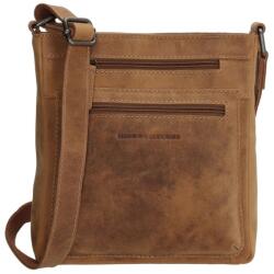 Hide & Stitches Barna bőr crossbody táska „Anne (K20753-006-brown-HU)