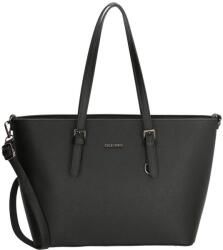 Charm London Fekete nagy shopper válltáska „Misty (K17147-001-black-HU)