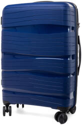 Rogal Kék prémium keményhéjú bőrönd „Royal TSA zárral - méret M, L, XL (KPP3solo-blue-HU)