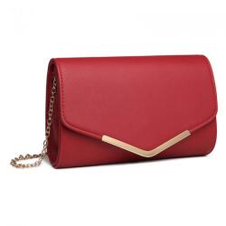 Konofactory Piros díszített alkalmi táska „Essence (K064-red-HU)