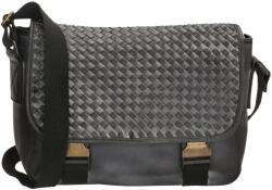 No Label Fekete aktatáska stílusú shopper táska „Attaché (K187R-001-black-HU)