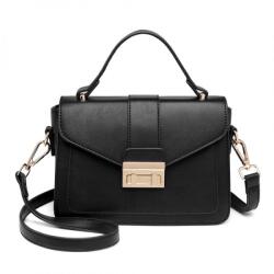 Konofactory Fekete aktatáska stílusú crossbody táska „Alice (K033-black-HU)