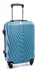 Rogal Sötéttürkiz gyerek bőrönd " Kids Motion" - M méret (K663kids-metablue-HU)