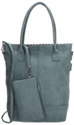 Beagles Kék elegáns szett táska + pénztárca „Marry (K20165-030-blue-HU)