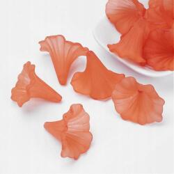 Mixform Akril gyöngyök, Matt, Virág, Szín: Csokoládé 41x35x35mm 5db (13WB15487)