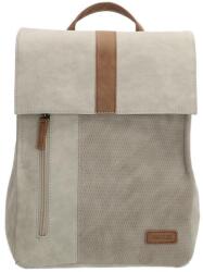 Beagles Szürke elegáns bőr hátizsák „Twister (R18087-026-grey-HU)