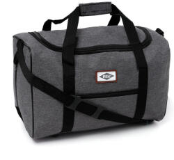 Rogal Szürke-fekete utazó kézitáska " Airport" - méret M (PT40-grey-black-HU)
