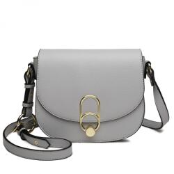 Konofactory Szürke díszített crossbody táska „Roxette (K831-grey-HU)