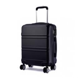 Konofactory Fekete könnyű utazóbőrönd „Travelmania - méret M, L, XL (K1871solo-black-HU)