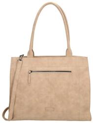 Beagles Bézs elegáns shopper táska „Bellora (K21741-117-lightaupe-HU)