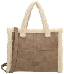 Beagles Bézs bolyhos crossbody táska „Polar Bear (K21348-016-taupe-HU)