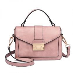 Konofactory Rózsaszín aktatáska stílusú crossbody táska „Alice (K033-pink-HU)