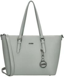 Charm London Világosszürke nagy shopper válltáska „Misty (K17147-026-lightgrey-HU)