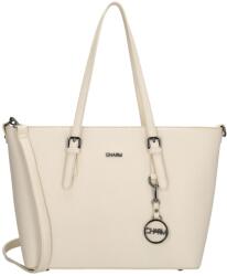Charm London Bézs nagy shopper válltáska „Misty (K17147-138-cream-HU)