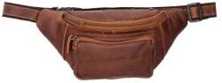 Hide & Stitches Barna valódi bőr övtáska „Indiana (L20276-005-cognac-HU)