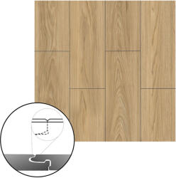 Leziter Campo tölgy Vinyl SPC fózolt padló (LPSPC-4-5-CAT-F) - buildox